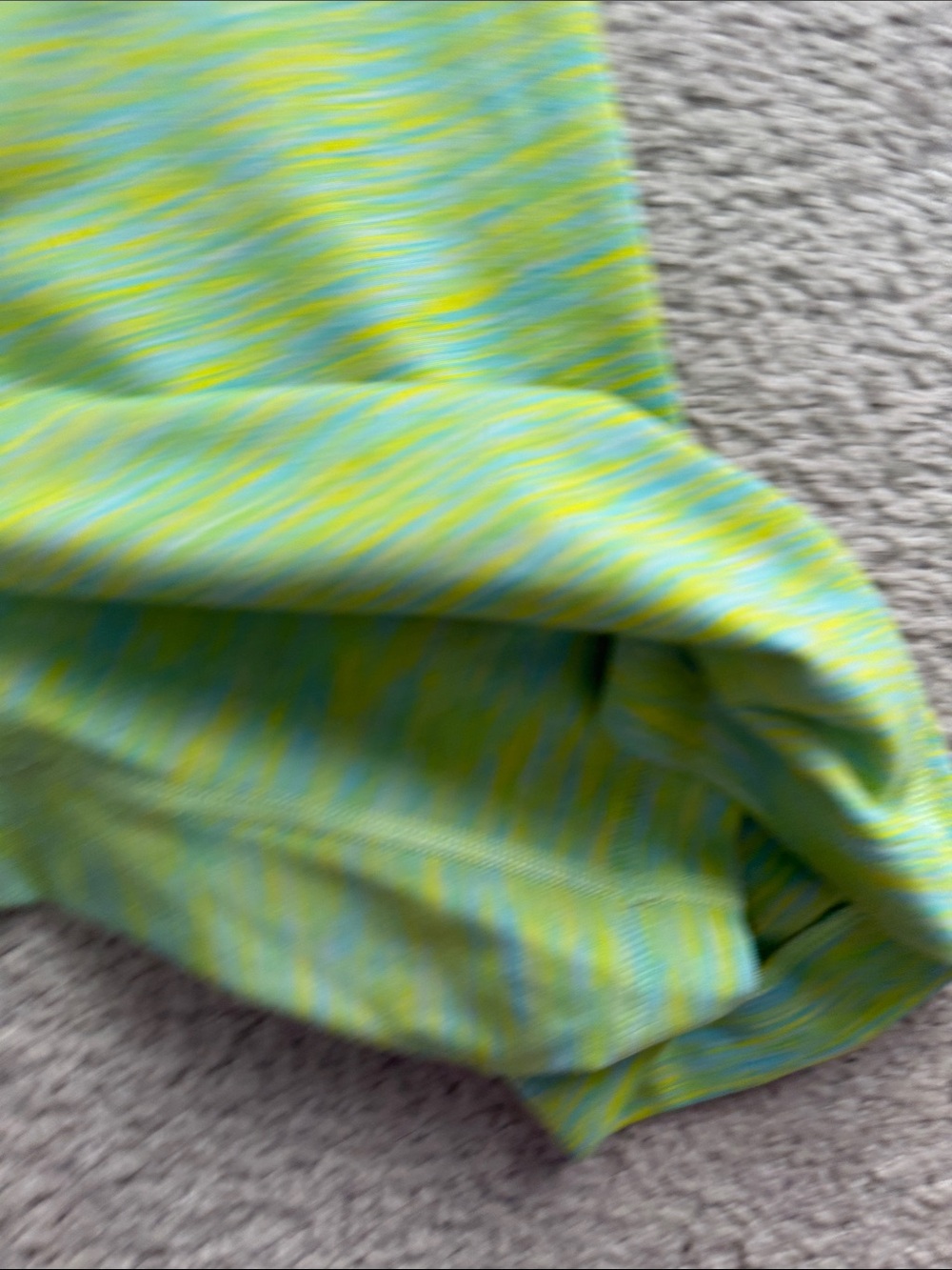 Outdoor Voices Spacedye green sports bra and biker shorts set - Picture 9 of 9